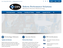 Tablet Screenshot of dakotaperformance.com